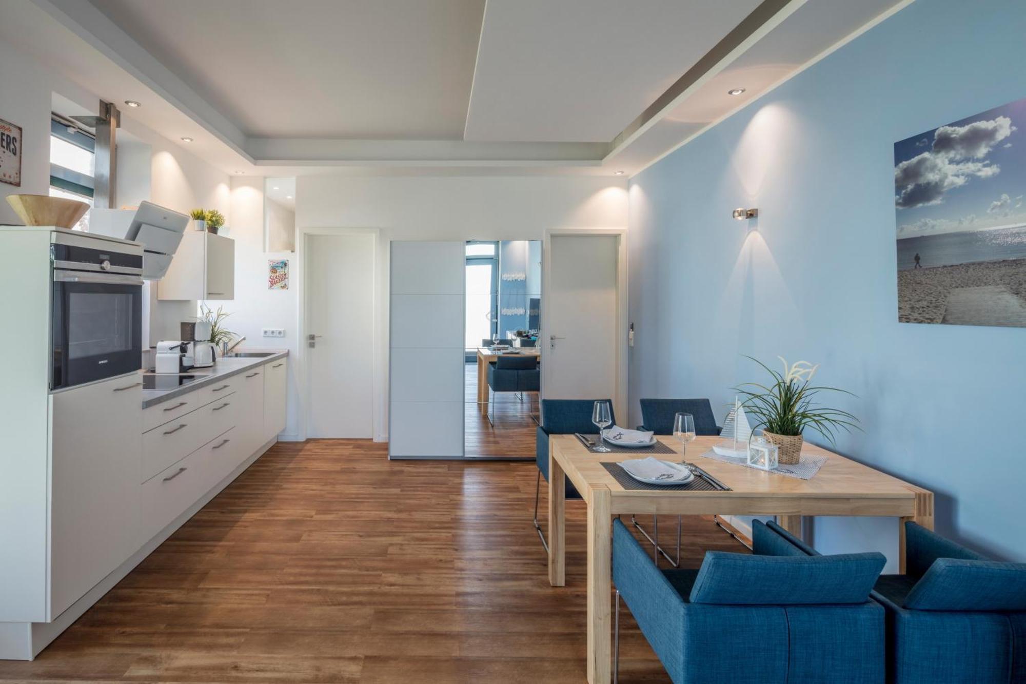 Strandburg Azurblau Apartment